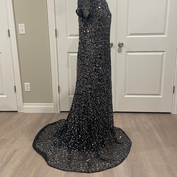 Adrianna Papell Sequined Gown - Picture 1 of 5